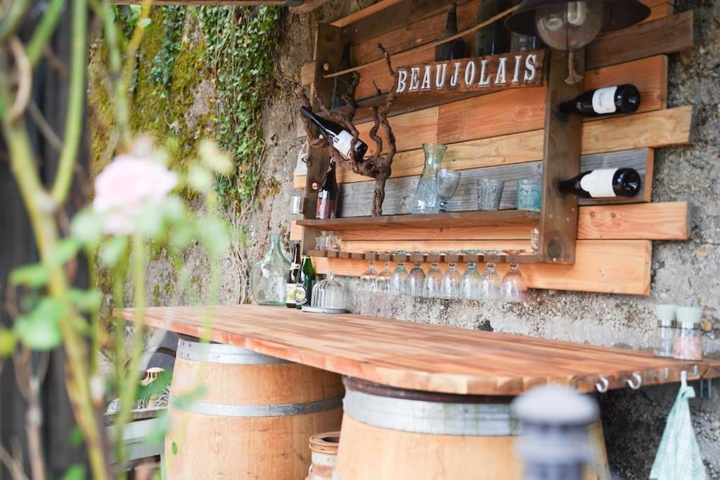 Maison Vigneron - Maison Et Studio Saint-Didier-sur-Beaujeu Extérieur photo